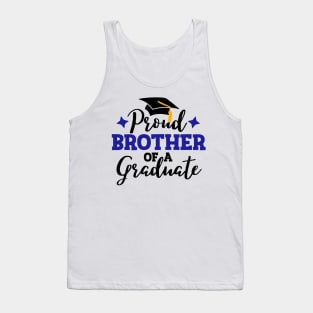 proud brother of a graduate; senior; school; student; graduating; graduation; party; event; family; proud; brother; proud brother; graduation hat; class of; class of 2024; Tank Top